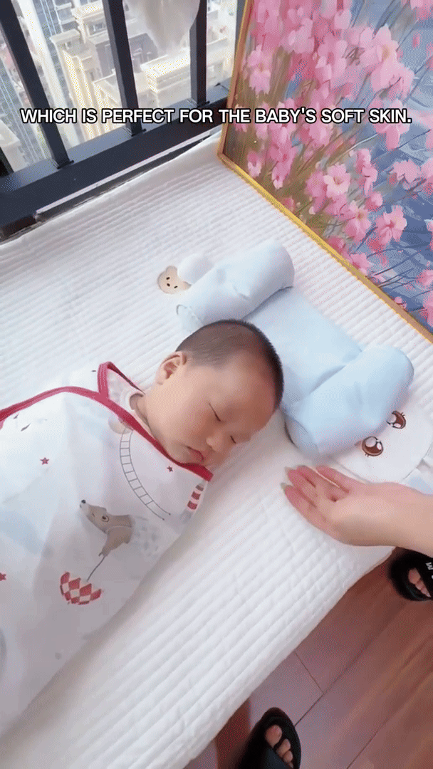 Ergonomic Baby Head Shaping Pillow – Ideal for Newborns
