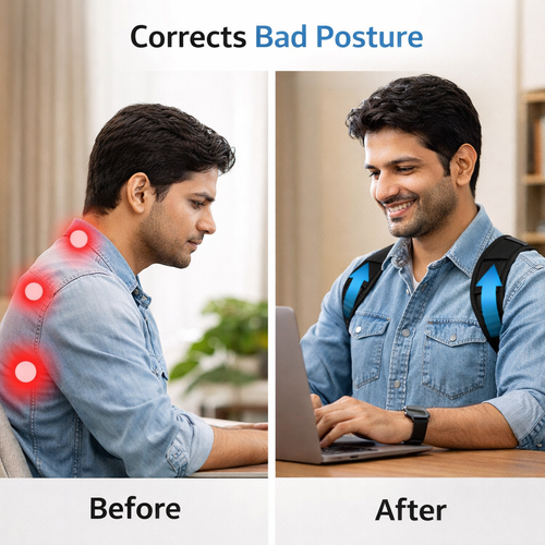 Intelligent X-Cross Posture Corrector Back Support